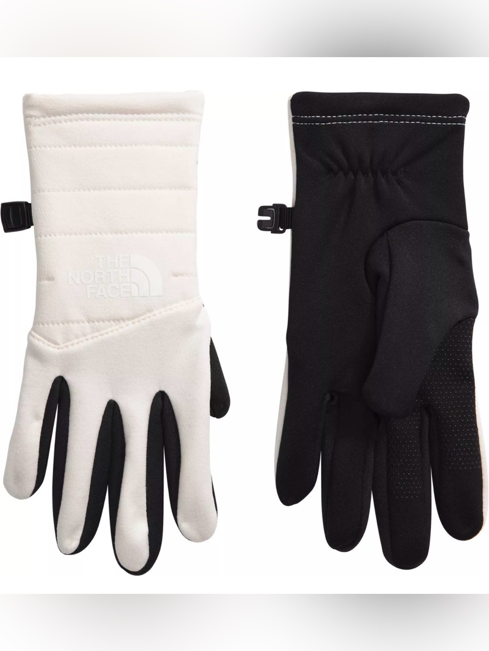 NWT The North Face Women's Indie ETip Gloves - Gardenia White Heather - XS